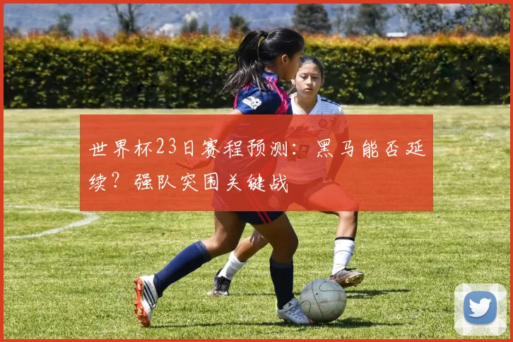 世界杯23日赛程预测：黑马能否延续？强队突围关键战