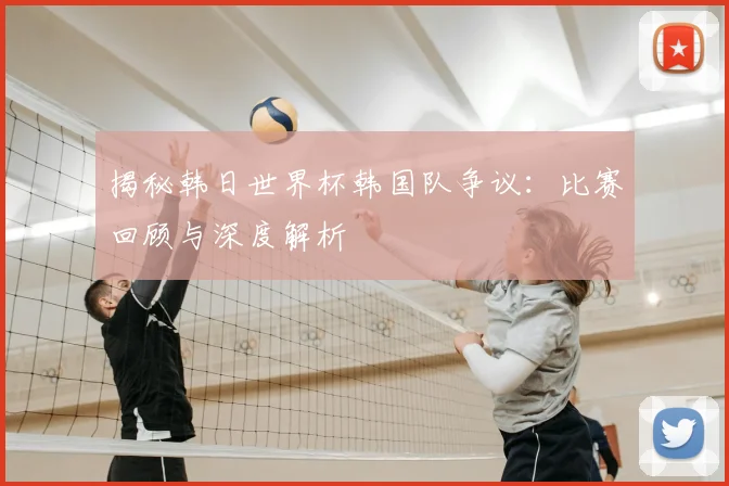 揭秘韩日世界杯韩国队争议：比赛回顾与深度解析